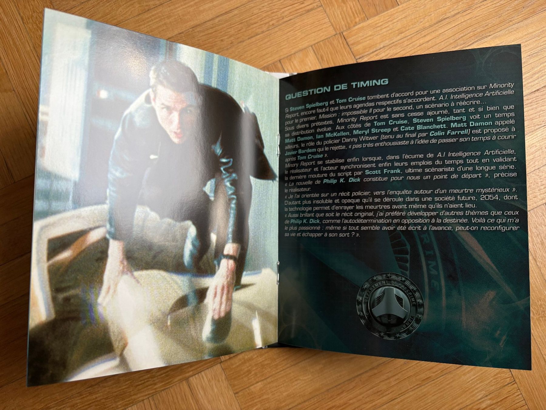 Tutti i DVDs: Minority Report - Digibook - Blu-ray + DVD – Nuovo (secondo la descrizione) da Zürich venduto da Malcom 2