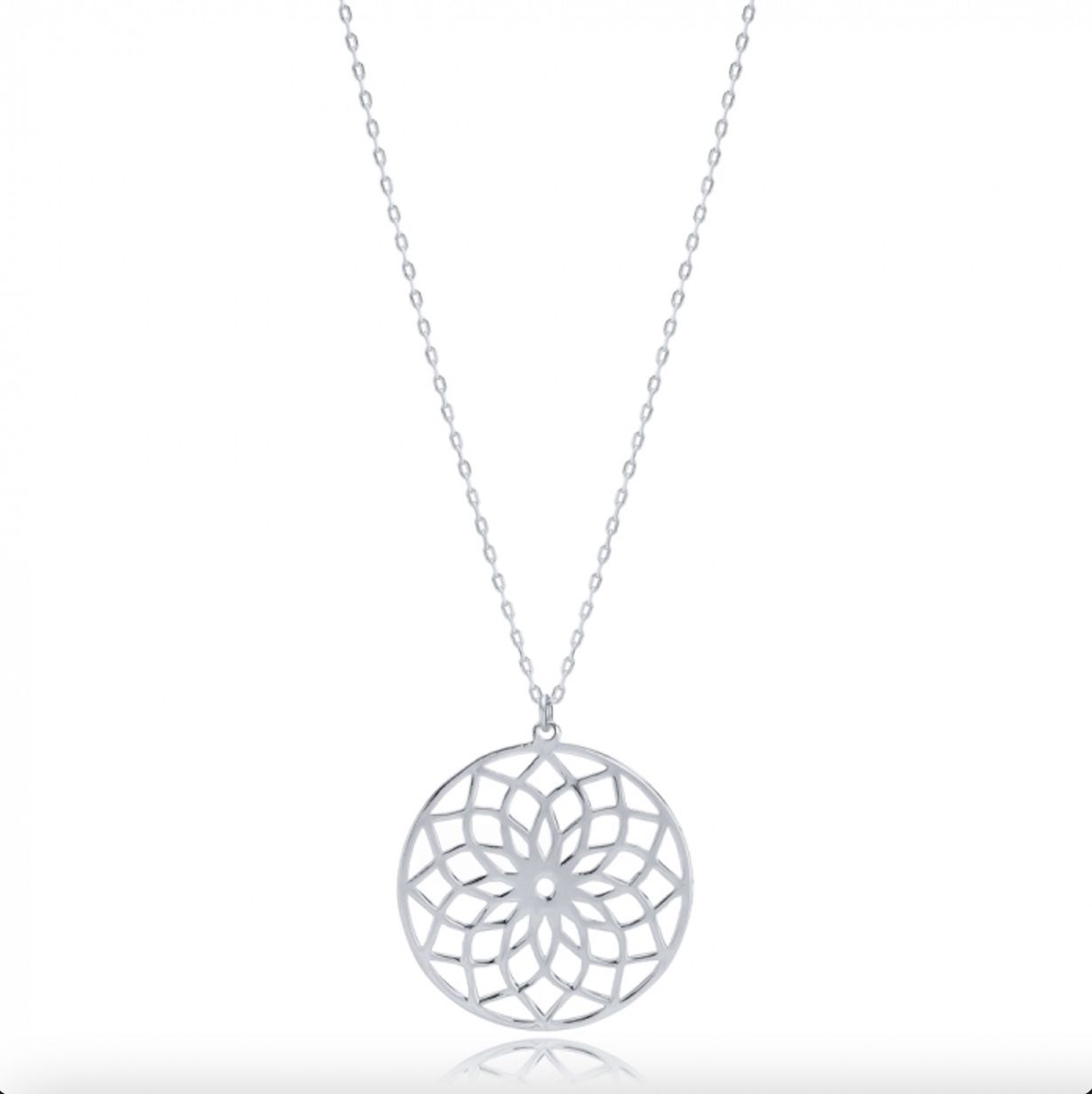 Ketten: Kette 925 Silber gold Lebensbaum layer fein Mandala 45+5cm – Neu und originalverpackt aus Zürich von goldfisch.schmuck 2