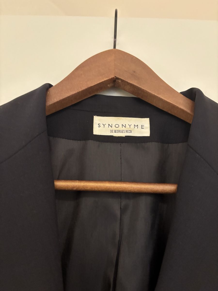 Giacche: Veste tailleur noire Synonyme – Usato da St-Légier-Chiésaz venduto da smet04 2