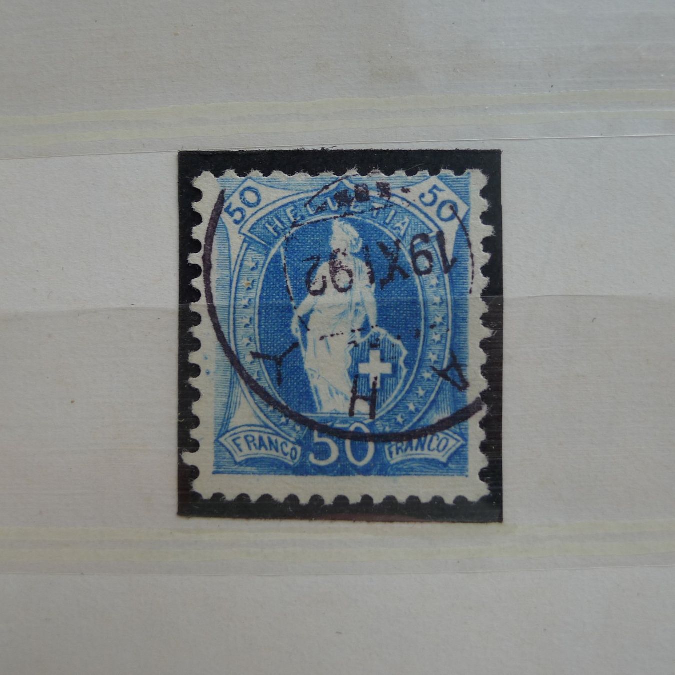 Alle Briefmarken: Tolles Album + Stempel Stehende+SITZENDE – Gebraucht aus Sursee von Luzernerraute 9