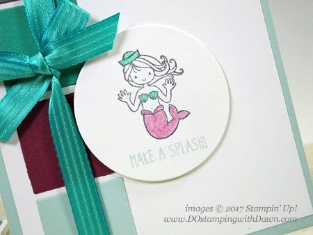 Nastri decorativi: Stampin up Bermudablau Besticktes Satinband – Nuovo e nell'imballaggio originale da Frauenkappelen venduto da evangelina78 1