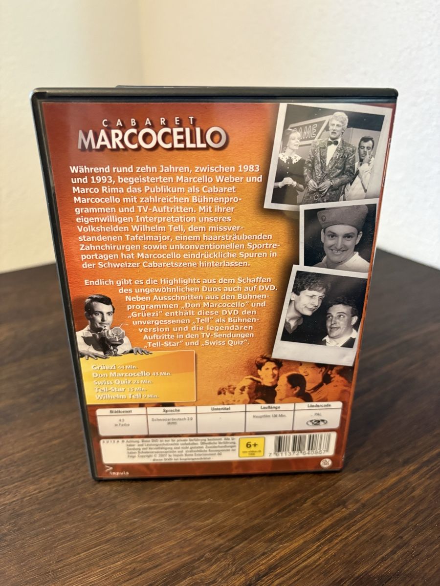 Tutti i DVDs: Marcocello DVD – Usato da Bäretswil venduto da Coco83 1
