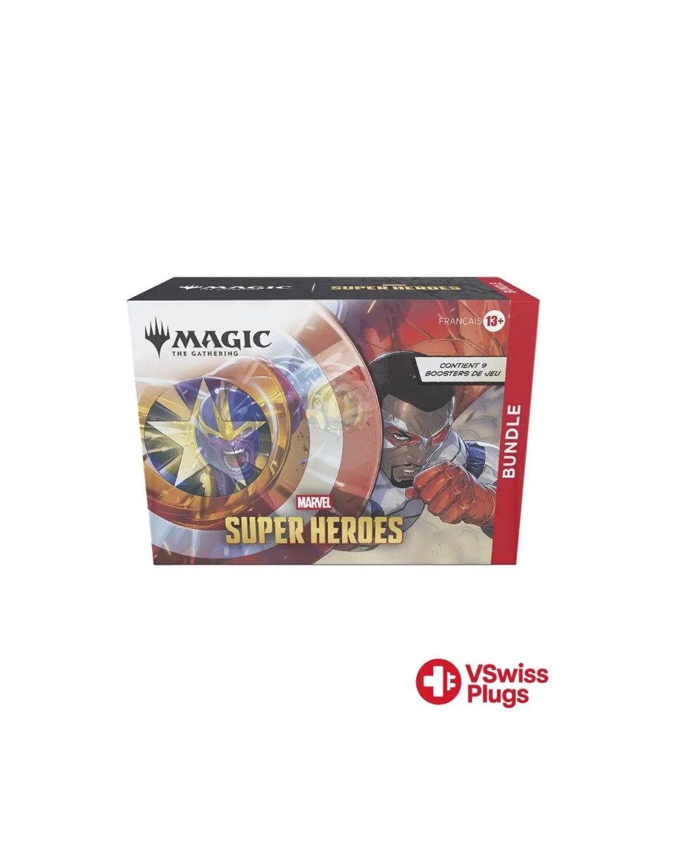 Magic The Gathering Cartes à collectionner: Magic - Marvel Super Heroes Bundle 9 boosters FR – Neuf avec emballage d'origine à Conthey par Vswissplugs.com