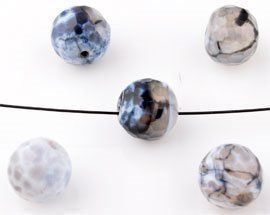 Perle (finte): Achat Perlen 20 Stück 8mm, schwarz-weiss – Nuovo (secondo la descrizione) da Alpnachstad venduto da perlengaby