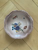 Vintage Keramik Schale mit Blumenmuster