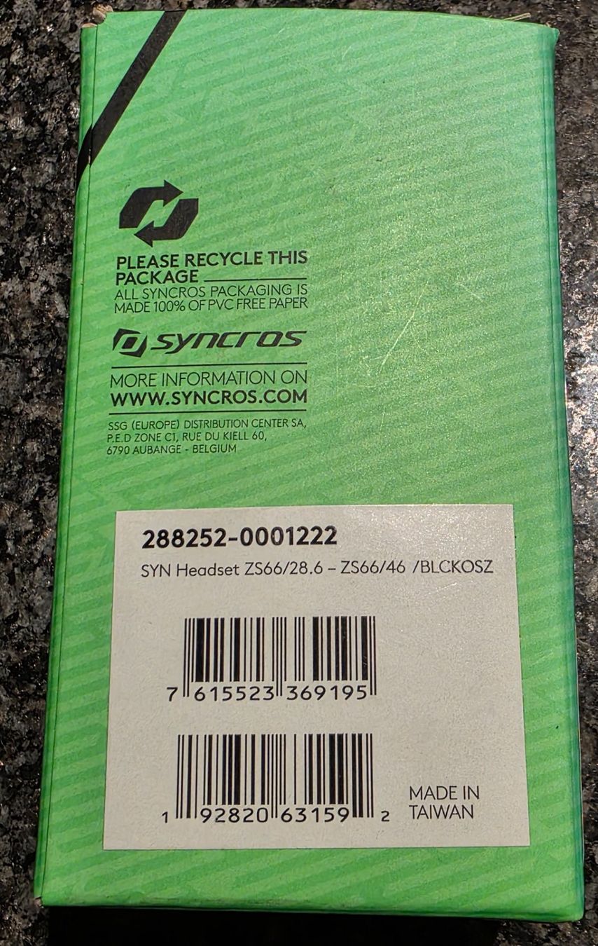 Scott Pezzi di ricambio: Steuersatz von Syncros für Scott Patron – Usato da Obergerlafingen venduto da Rolip3 2