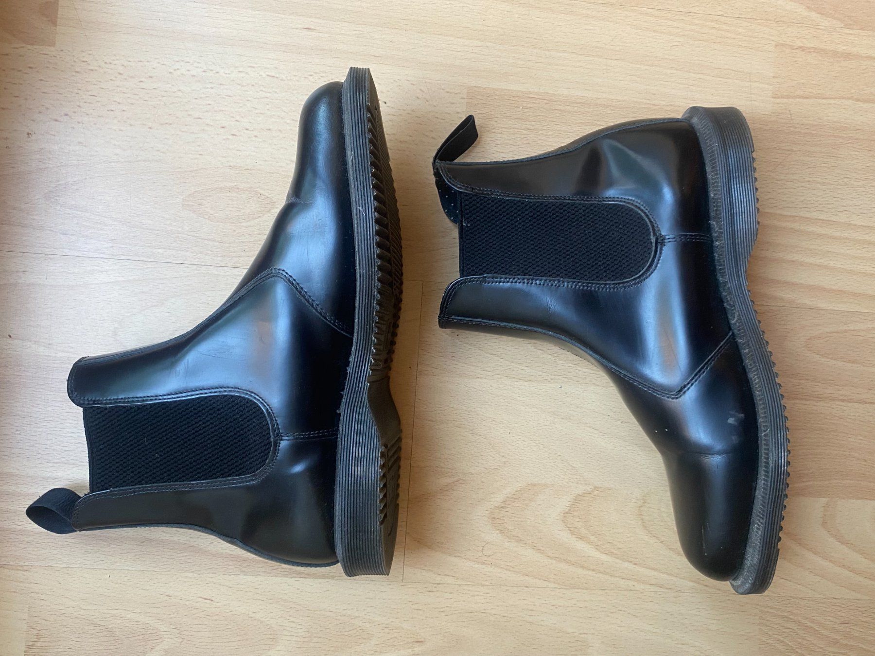 Dr. Martens Scarpe da uomo: Dr. Martens FLORA Chelsea Boots schwarz – Usato da Basel venduto da kooni 2