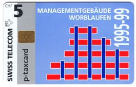 5 CHF Neubau Worblaufen - seltene Chip Geschenk Taxcard