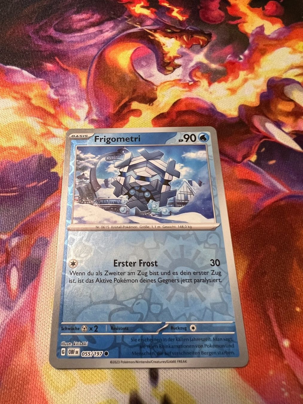 Pokémon Carte collezionabili: Frigometri (OBF 055) / Reverse Holo / Obsidianflammen – Nuovo (secondo la descrizione) da Bülach venduto da CherryBlu