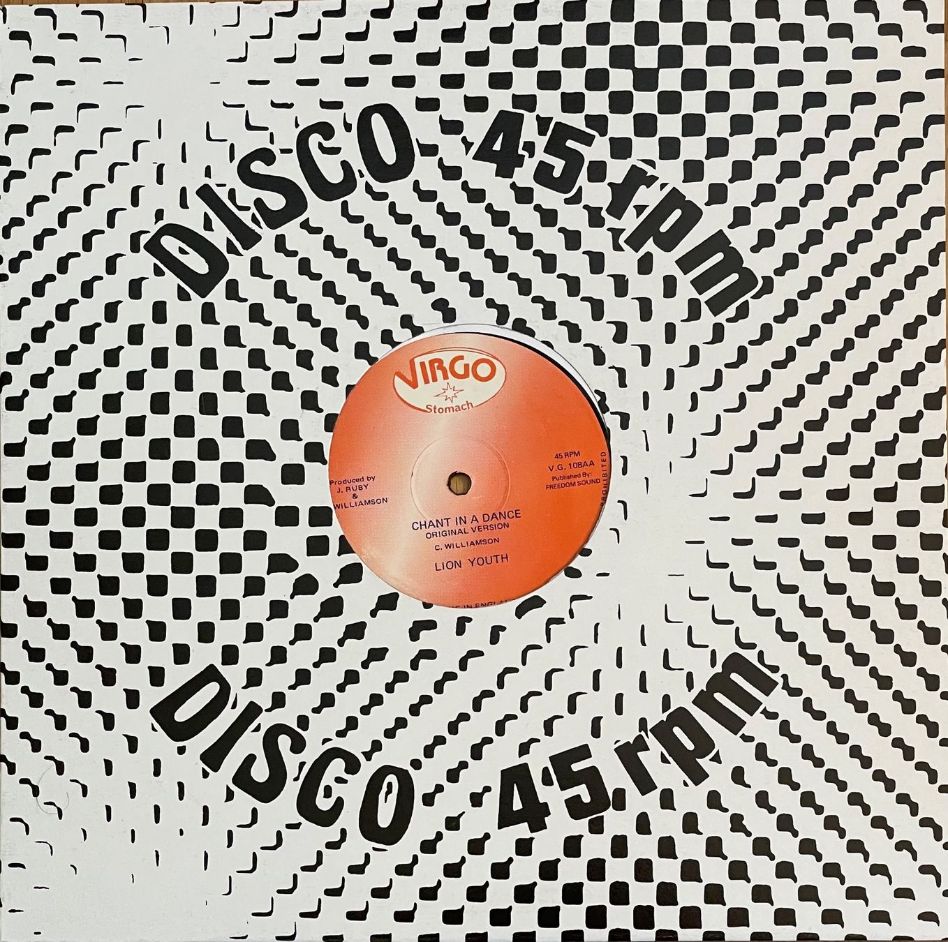 Dischi in vinile: Lion Youth: Chant in a Dance 12"-Single – Usato da Wettswil venduto da osoma99