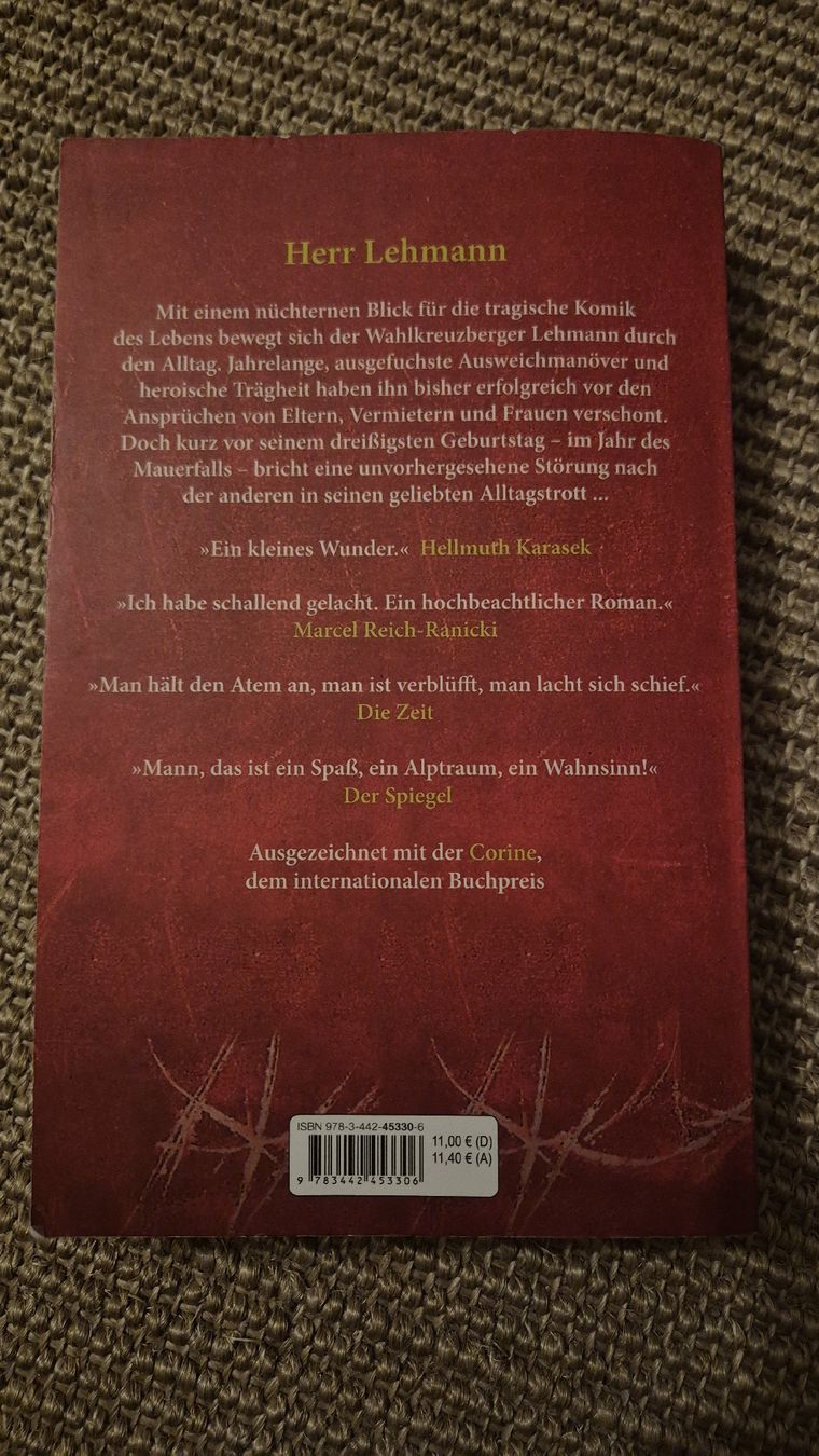 Libri: Sven Regener: Herr Lehmann – Usato da St. Gallen venduto da justmeeee 1