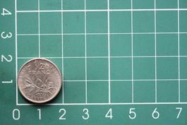 währung francaise 1/2  franc 1973