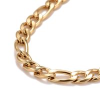 Kette Edelstahl vergoldet 50cm lang