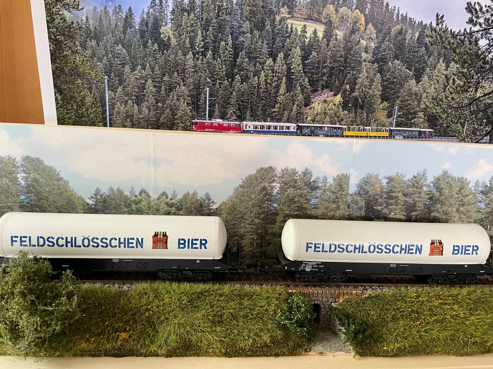 Voiture De Train Märklin échelle Z 1456 - Ahrenexpress Flensburger Bier Publicitaire