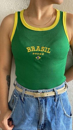 Brasilien Tanktop Grösse L für die WM!