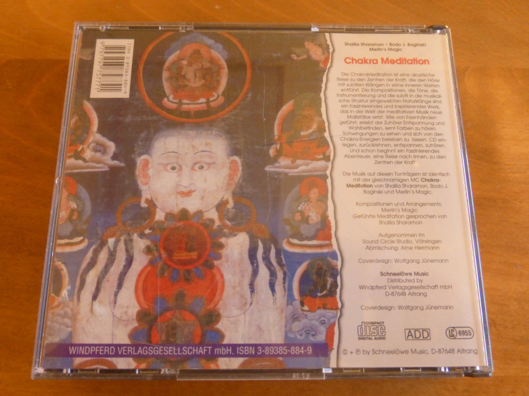 CD: Chakra Meditation Doppel CD Windpferd Verlag – Usato da Zumikon venduto da psisound 1