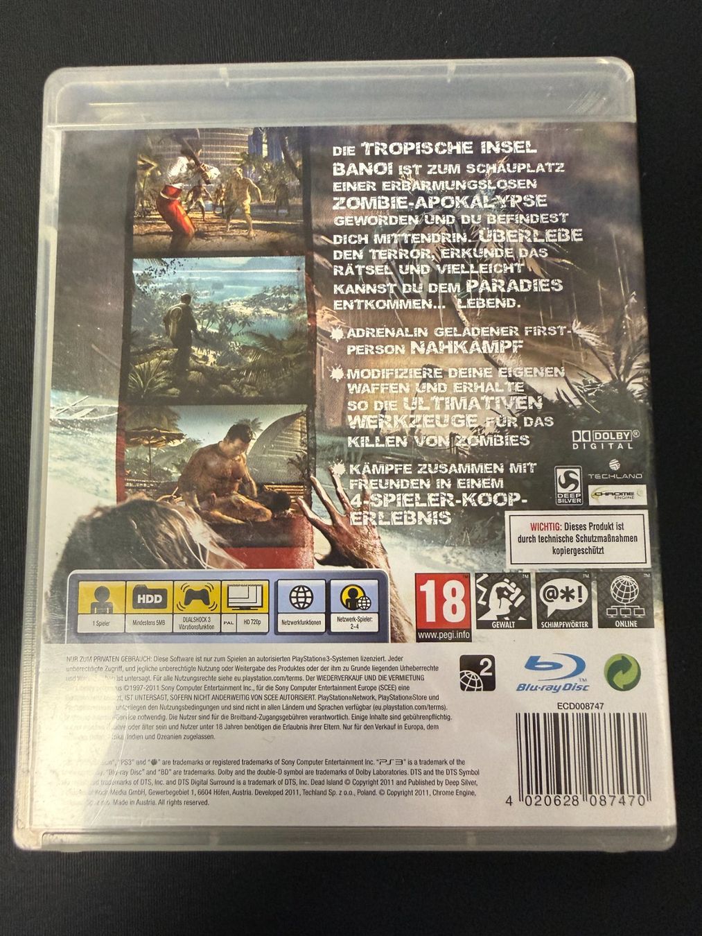 Sony Jeux: Dead Island - PS3 – D'occasion à Pont-de-la-Morge par Darfal 2