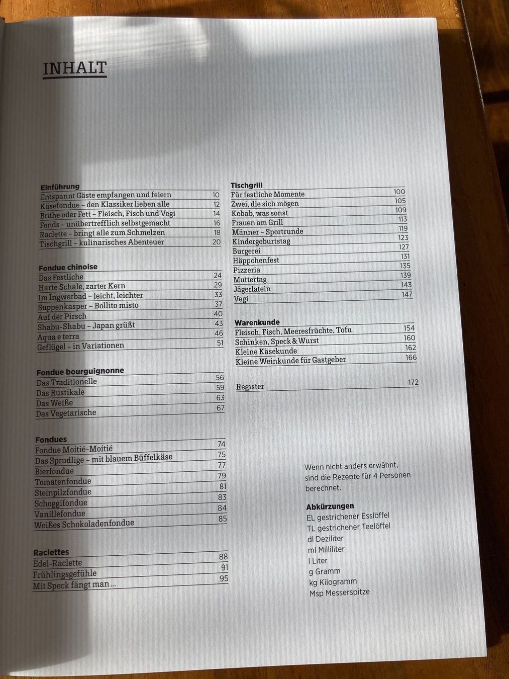 Libri: Kochen am Tisch – Nuovo e nell'imballaggio originale da Sargans venduto da Pacor 2