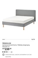 IKEA TÄRNKULLEN Lit 160x200 gris - bon état