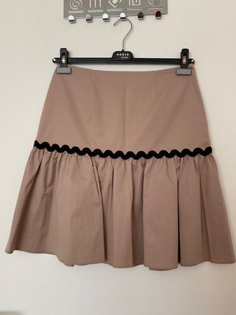 PAULE KA schöner Rock Gr. 38 / 40 NEU BW mit Elasthan beige