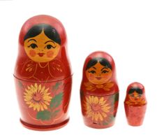 3 -teilige russische Matrjoschka - Babuschka (00110)