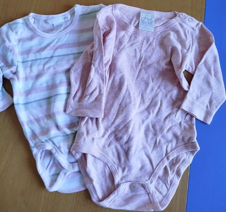 2er Set Baby Bodys Grösse 62/68 Langarm