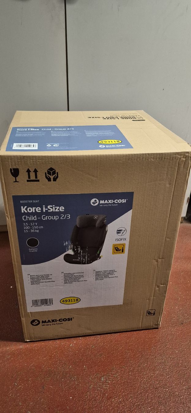 Maxi-Cosi Seggiolini per auto: Maxi-Cosi. Kore i-size. authentic graphite. Neu. – Nuovo e nell'imballaggio originale da Interlaken venduto da gilesftg 1