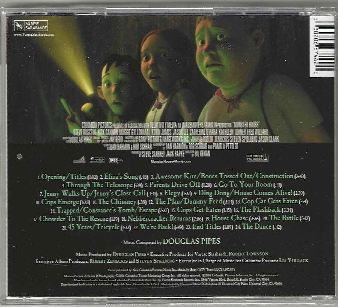 CD: Douglas Pipes - Monster House – Usato da Genève venduto da CDLPBookS 1