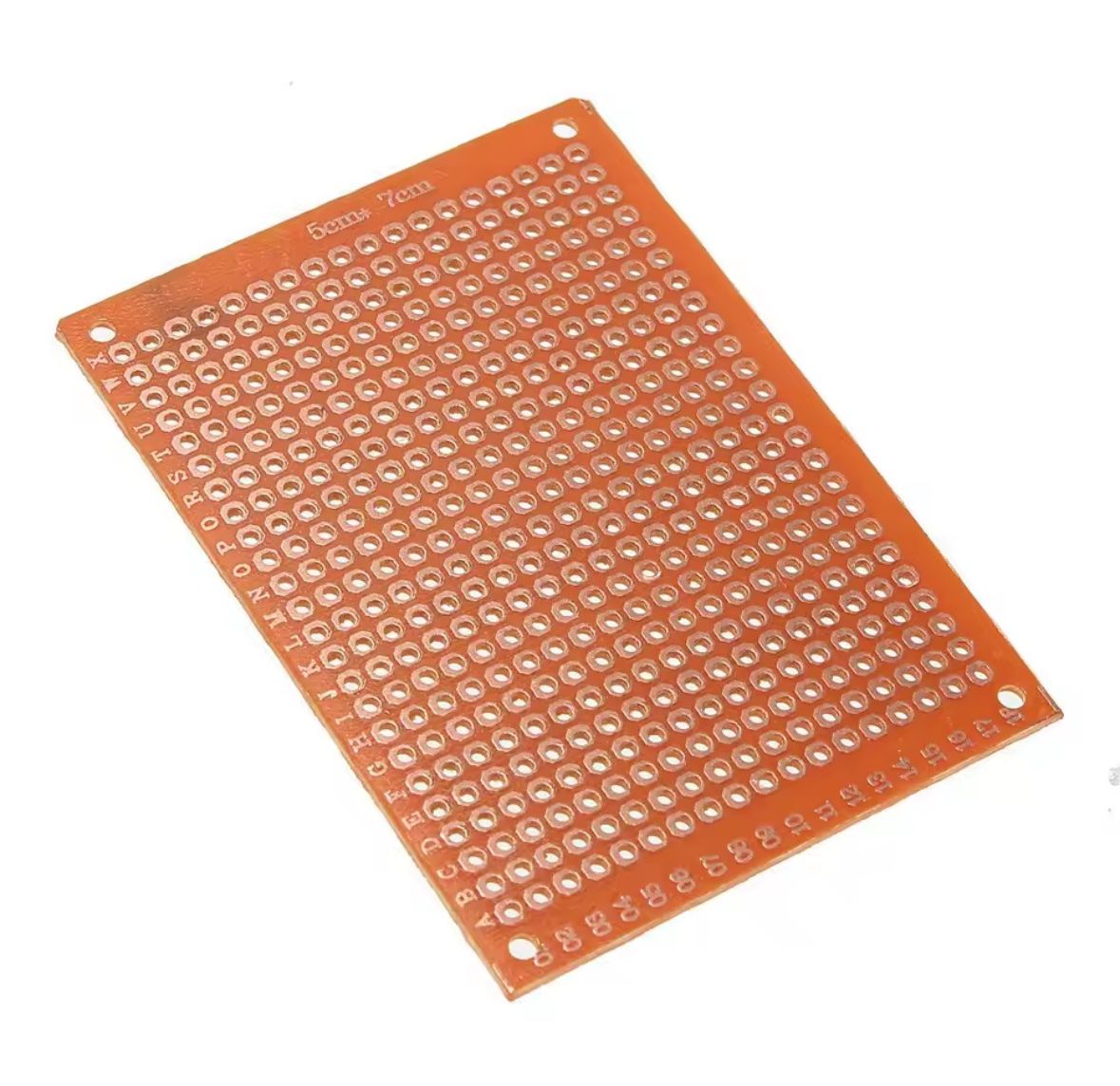 Componenti elettronici: PCB Platine Prototypen 5x7cm Lochraster Einseitig – Nuovo e nell'imballaggio originale da Luzern venduto da MusikElektronikShop