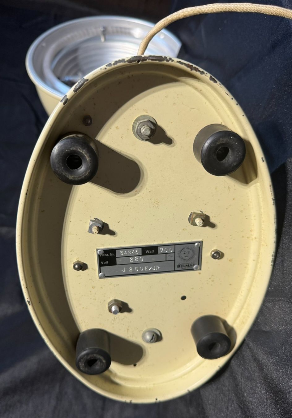Belmag Lampen: Lampe Belmag J 200 E/JR 1953 – Gebraucht aus Tramelan von lolopat 9