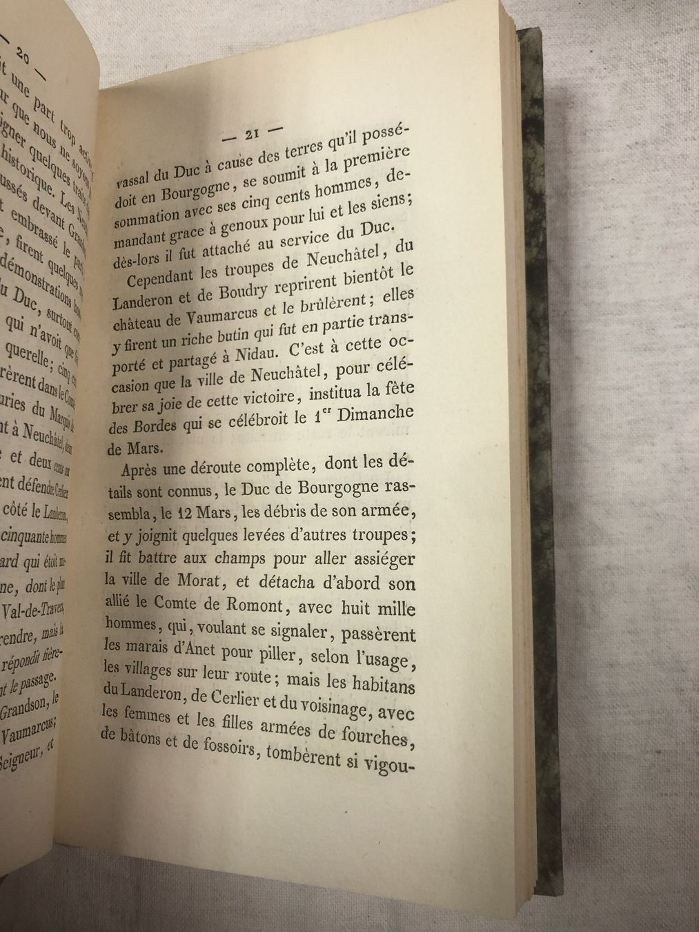 Libri: "Description topographique de la chatellenie du Landeron" – Usato da Bôle venduto da nic_7cxp 2