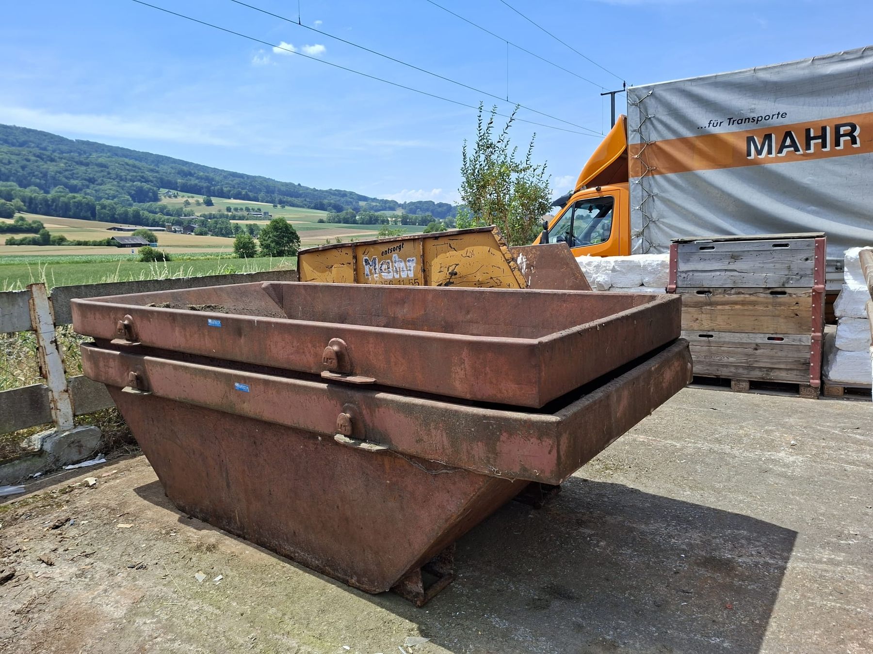Baucontainer: 2x Welaki-Mulden 4 m3 – Gebraucht aus Schöfflisdorf von locobennito 3