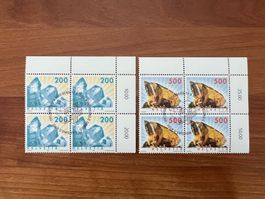 2002  CH Erstag gest.Viererblock mit Tab  (K192)