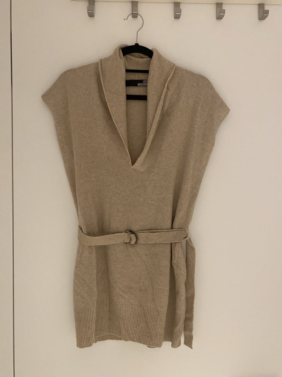 Moschino Maglioni & Felpe: Love Moschino Strickpullunder Beige, Gr. S - Kaschmirwolle – Usato da Grabs venduto da blueye57