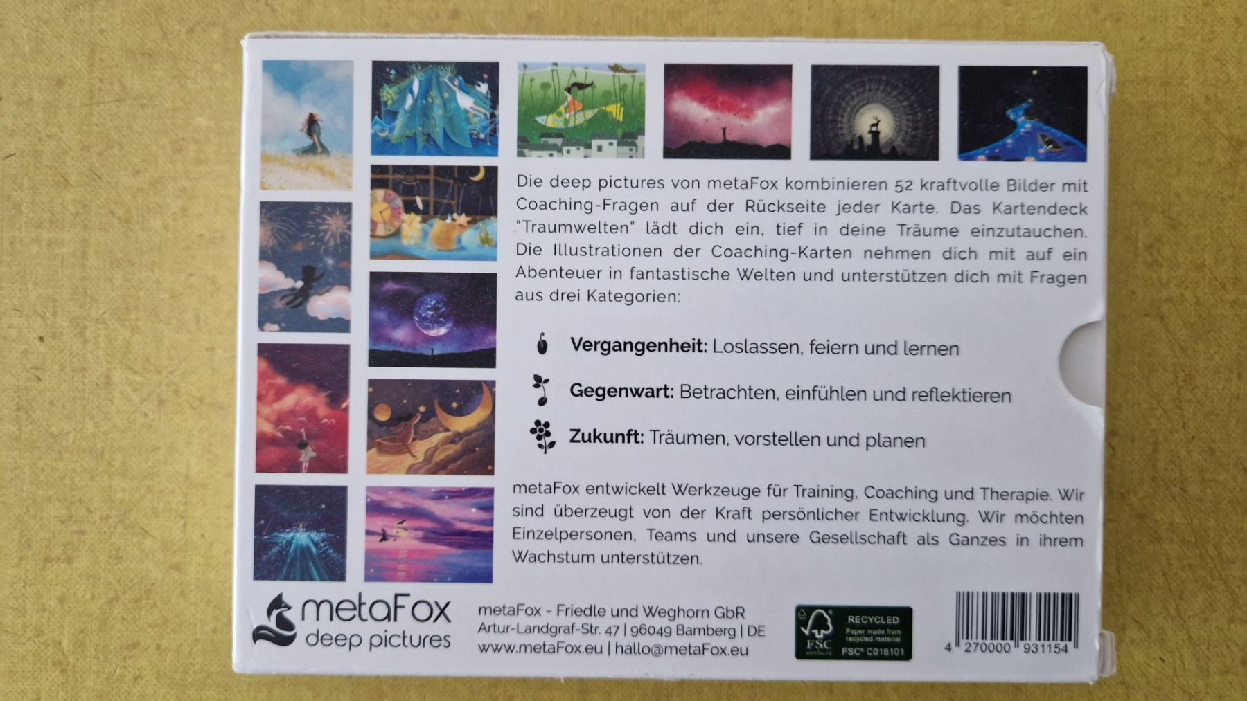 Cartoline postali: Traumwelten Coaching Postkarten Set Metafox Dreamland – Nuovo e nell'imballaggio originale da Laufen venduto da nostalgie0811 3