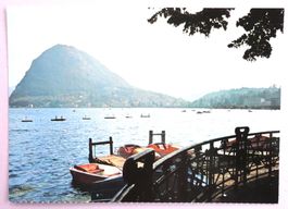 Lugano - Il lago e la città con vista sul S. Salvatore