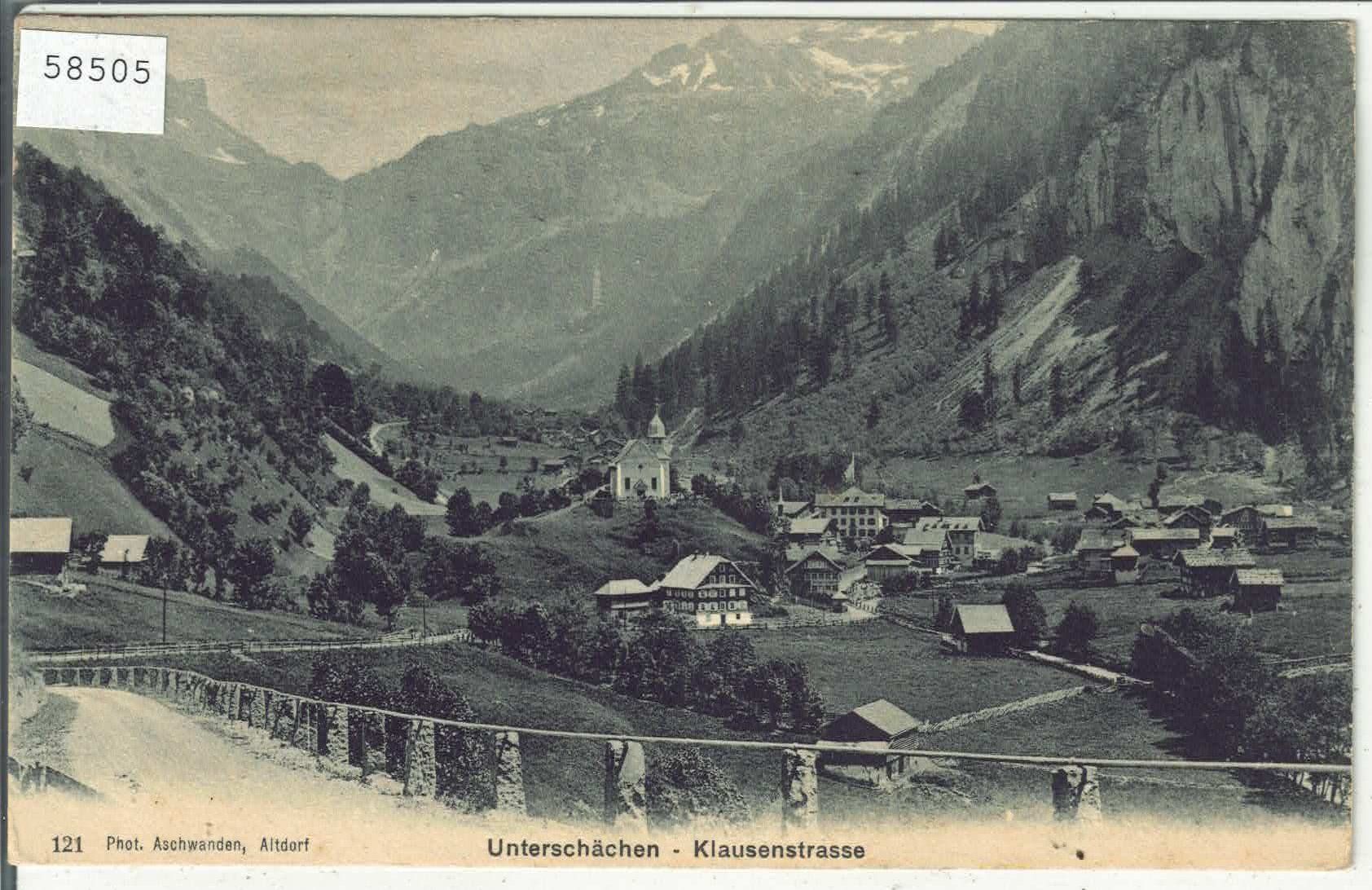 Cartoline postali: Unterschächen - Klausenstrasse – Usato da Ettingen venduto da Kartenplanet