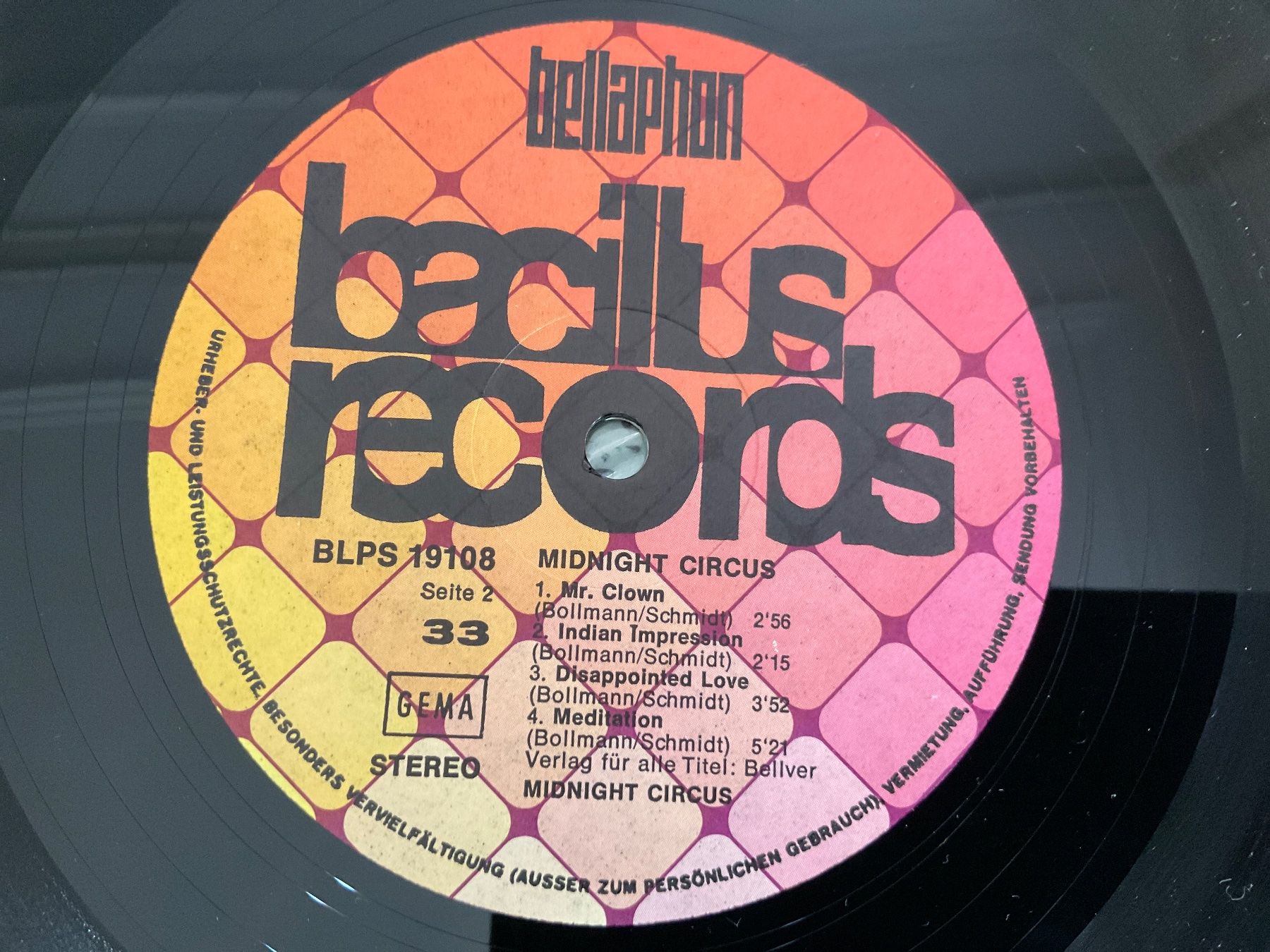 Vinyles: Midnight Circus Krautrock/Folk LP – D'occasion à Delémont par vinylfreak01 4