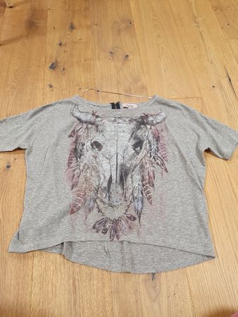 Bershka Shirt mit Speziellem Druck, Top Zustand, Gr.S