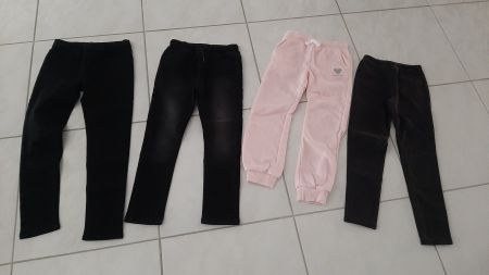 K..135 R B)Mädchenkleiderset inkl Levis Hose Set Gr. 122/128