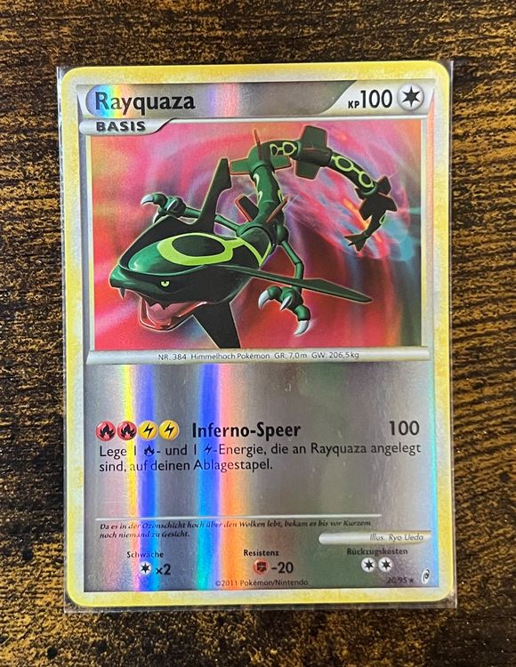Rayquaza ReverseHolo 20/95 Kaufen auf Ricardo