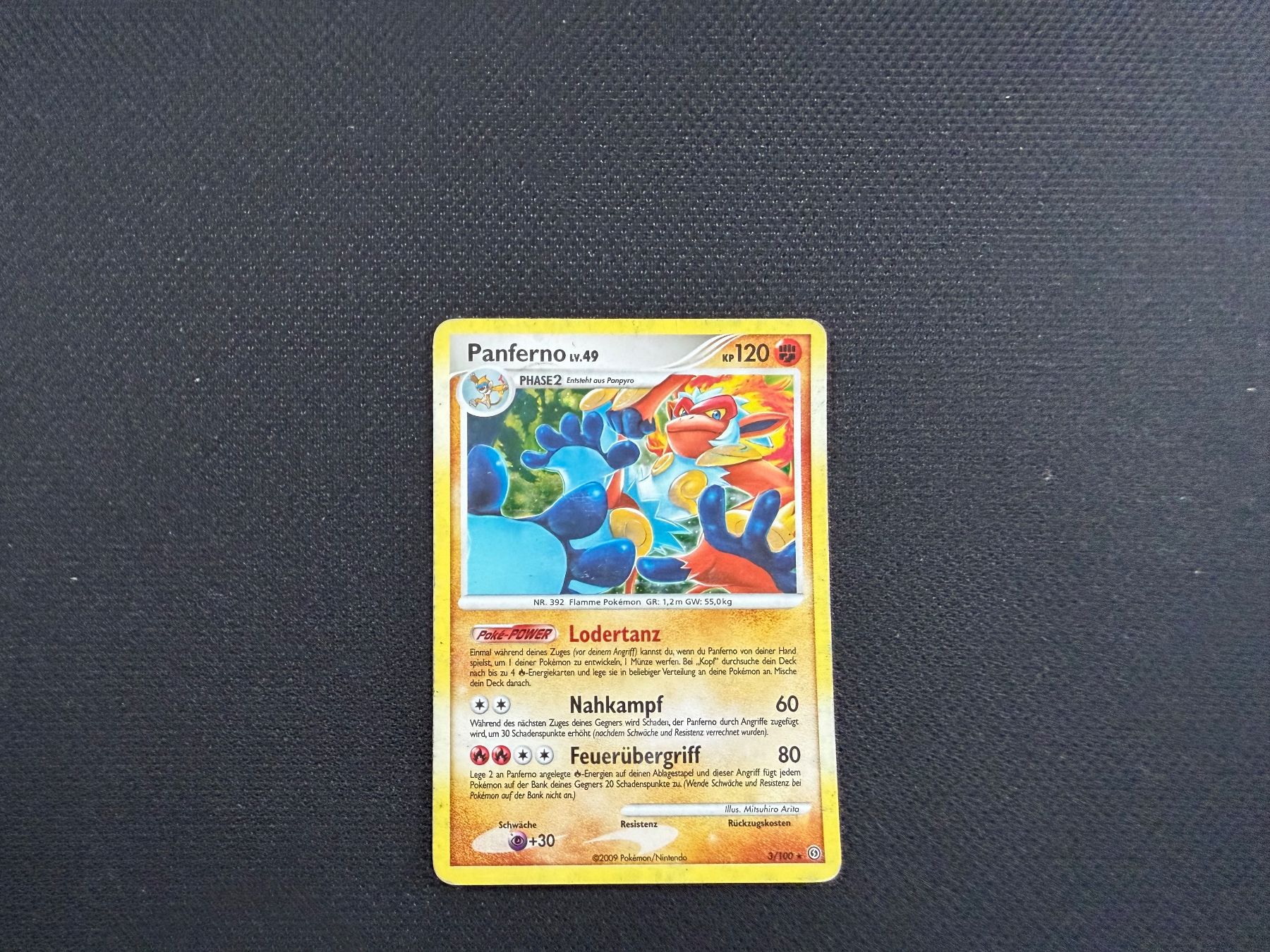 Pokémon Carte collezionabili: Panferno 3/100 – Usato da Zürich venduto da mountainwizard00
