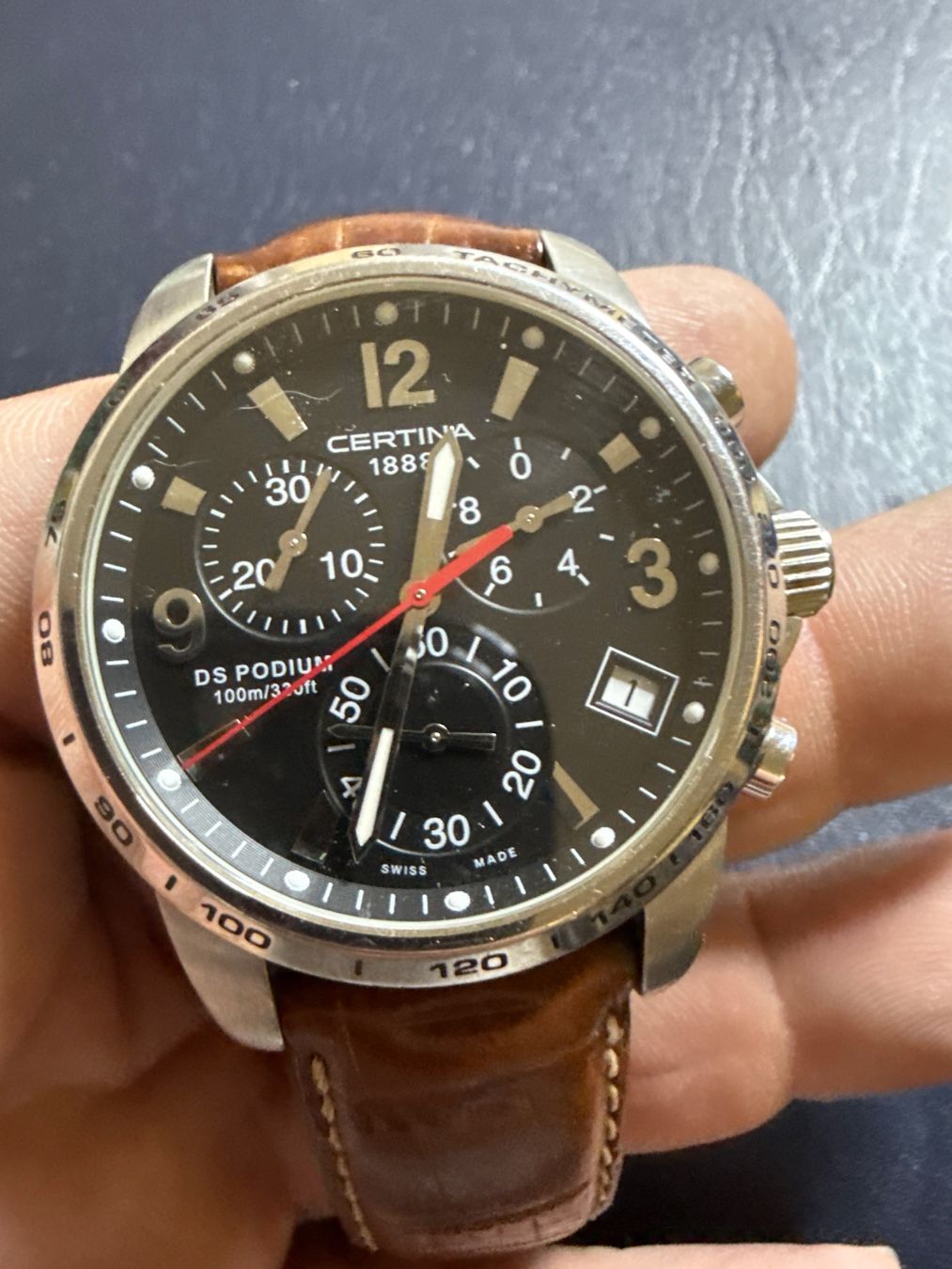 Certina Uhren: Certina Chronograph 40 mm – Gebraucht aus Pfeffingen von Allhandelklgwatches