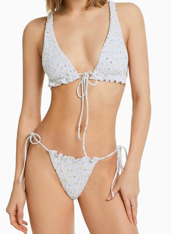 Costumi da bagno & Bikini: SMOCKED - Bikini-Top - offwhite – Nuovo e nell'imballaggio originale da Selkingen venduto da gwendolynx
