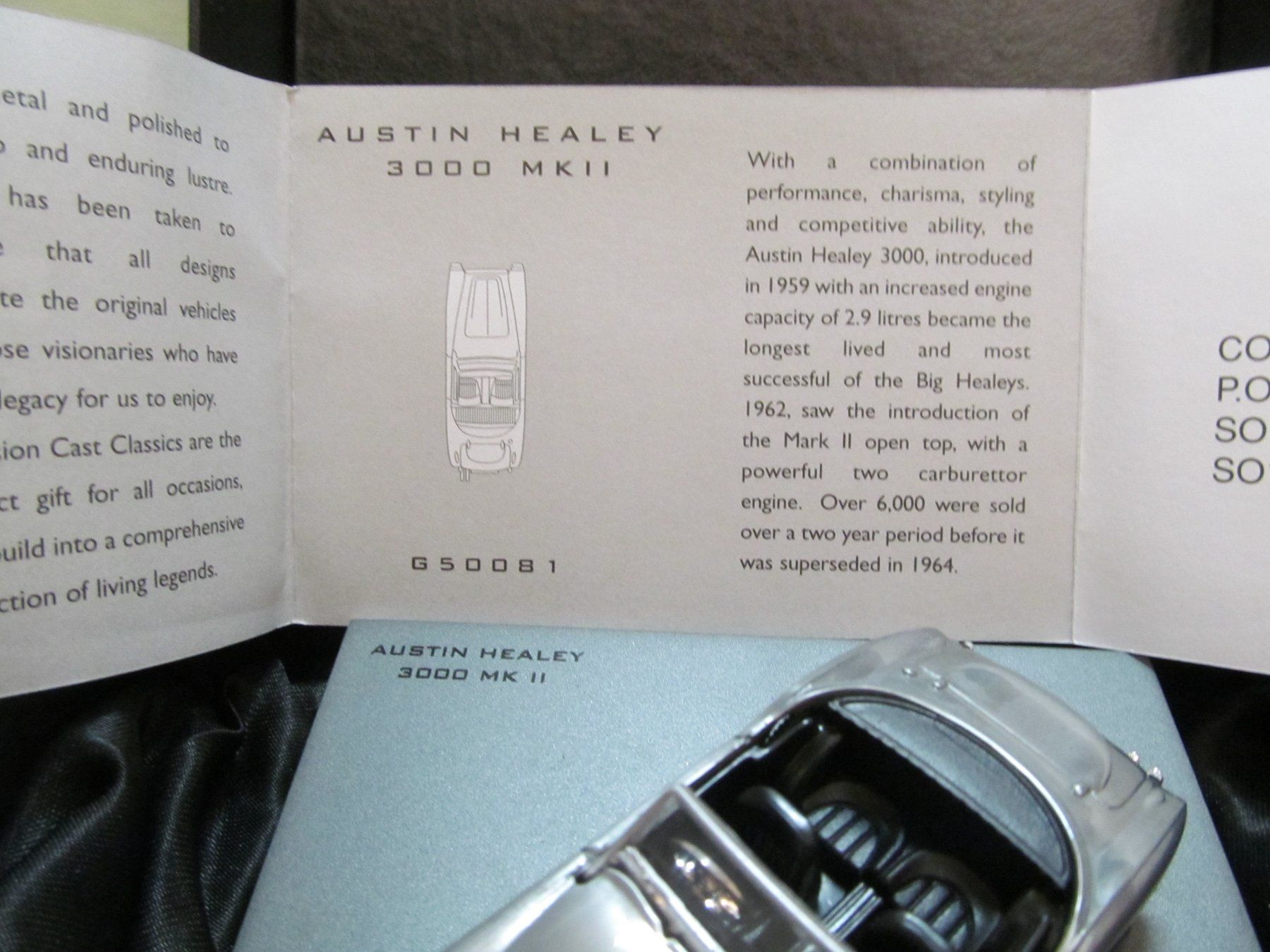 Corgi Toys Modellini d'auto: AUSTIN HEALEY 3000  MK II LIMITED POLISH EDITION  1:43 – Nuovo e nell'imballaggio originale da Grueningen venduto da malamut56 3