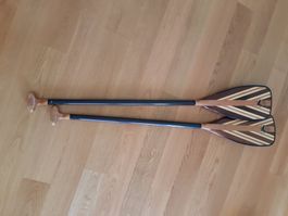 2x Bending Branches Sunburst Carbon Bentshaft Kanu Paddel