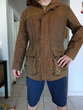 VESTE MI-SAISON BRIXTOL S BRUN WAX