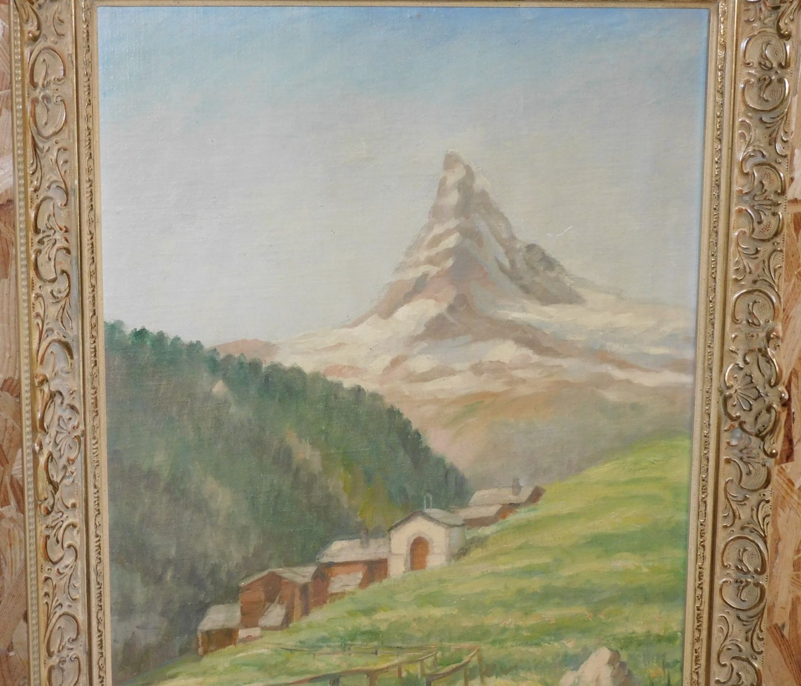 Tableaux: Sammlung Ölgemälde v G. Siemers mit Stuckrahmen  Landschaft – D'occasion à Sursee par 76 4