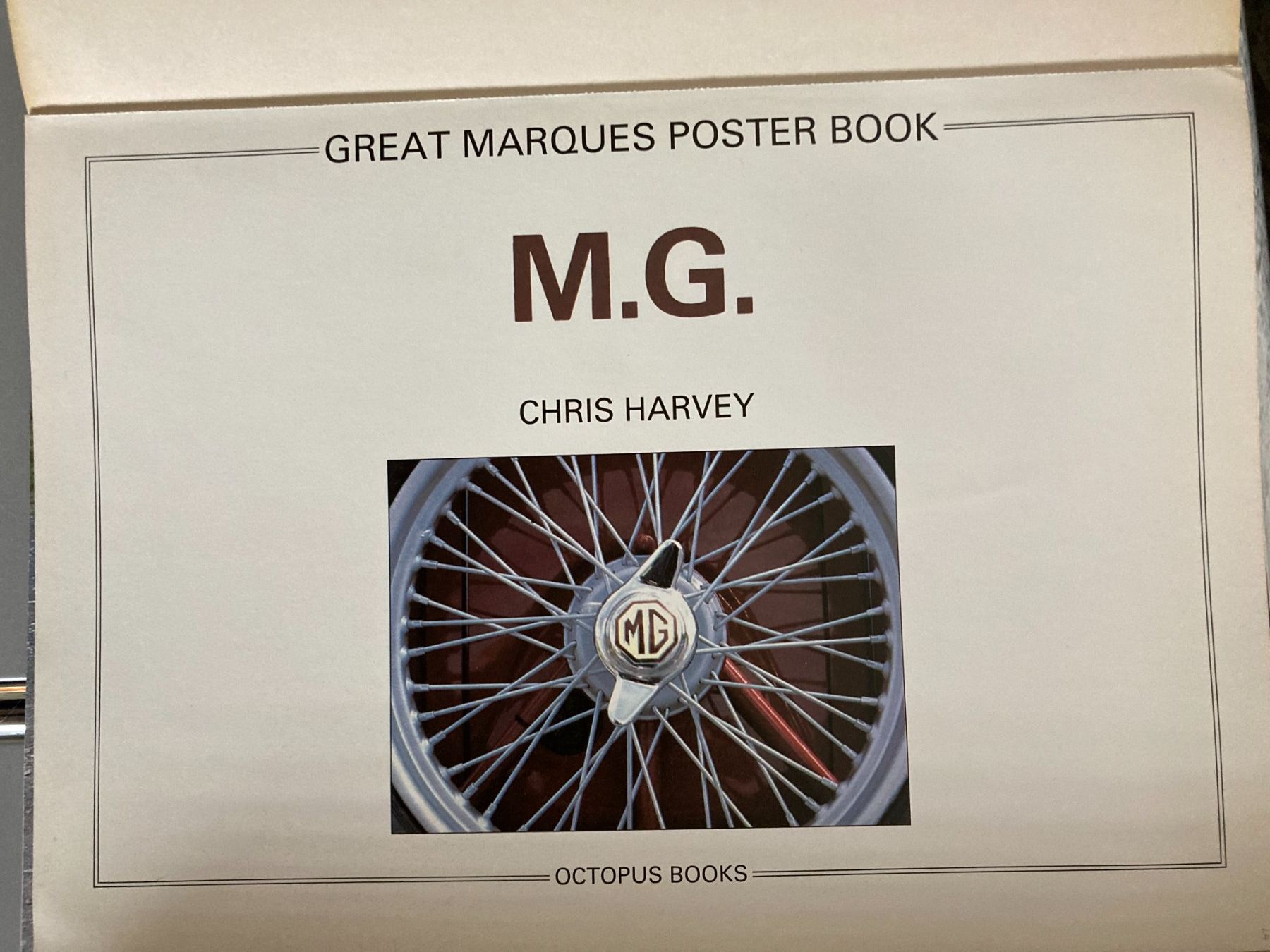 Libri: MG. Buch v. Chris Harvey 1885 Posterbook – Usato da Schenkon venduto da Angelikahu