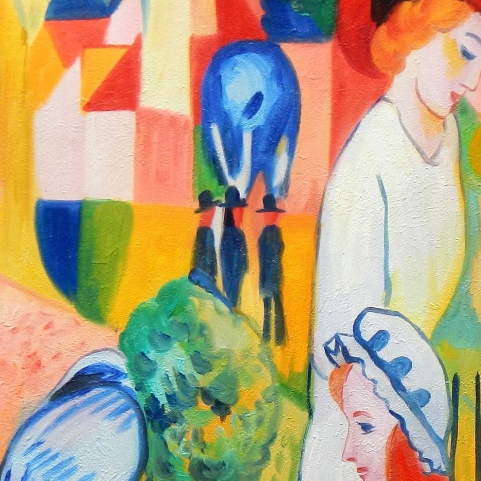 Riproduzioni & Creazioni: August Macke Zoologischer Garten – Nuovo (secondo la descrizione) da Larnaca venduto da KunstDepot24 5